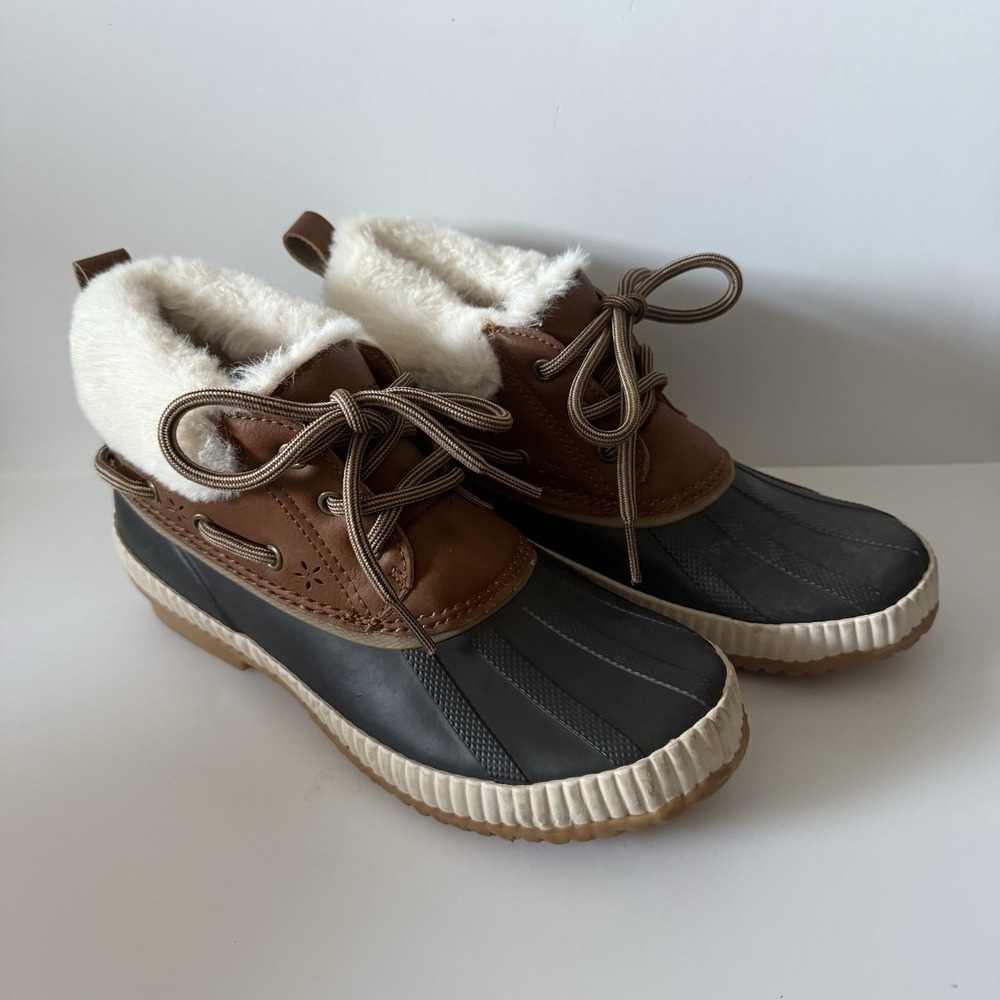 Jsport Mary Women's Size‎ 6M, Waterproof Faux Fur Duck Boot,S1MRY34